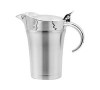 Salsiera Grande Capacità - Contenitore Servire Con Bricco Doppio Isolamento, Conservazione Calore | Per Cena Familiare Halloween Tavola Rustica Bistecca Buffet Ristorante Cucina Elegante