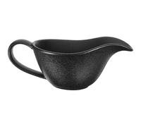 Salsiera in ceramica, per salsa, per salsa, per latte, salse, spezie, contenitore nero, ristorante, hotel, cena, banchetto