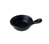 Salsiera in porcellana, Brocca for latte e salse in ceramica multicolore con manico(Black)
