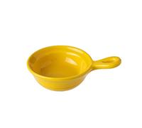 Salsiera in porcellana, Brocca for latte e salse in ceramica multicolore con manico(Giallo)