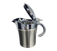Salsiera termica - da cucina a doppia parete per succhi e condimenti | Strumento portatile per tavolo da pranzo, preparazione di varie salse, ketchup, crema da dessert, uso quotidiano e pasti
