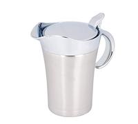 Salsiera Termica, Salsiera in Acciaio Inox, Contenitore per Salse Coibentato, Salsiera Coibentata a Doppia Parete, Tazza per Salse, Ciotola per Salse con Coperchio, per Cene