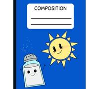Salt and Light Composition Notebook: Wide Ruled/100 Pages