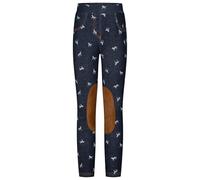SALT AND PEPPER Girls Jeggings Horse AOP Leggings, Vera Marina, 140 Bambina