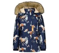 SALT AND PEPPER Girls Outdoor Jacket Horse AOP Giacca, Vera Marina, 140 Bambine e Ragazze