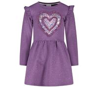 SALT AND PEPPER Girls Sweat Dress Glitter Vestito da Gioco, Very UVA, 116 Bambina