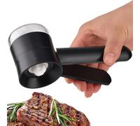 Salt and Pepper Grinder, Manuale Seasoning Mill, Refillable Pepper Grinder, Portable Pepper Mill with Adjustable Grind, Pepper Mill with Sealing Design for Kitchen Cooking
