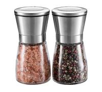 Salt and Pepper Grinder Set Premium Stainless Steel Salt & Pepper Mill