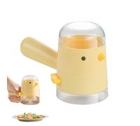 Salt and Pepper Shakers, Quantitative Condiment Bottle, Spices Container, Ergonomic Design, Sturdy Material, Ideal for Cooking, Ristorante, Camping, Baking 12.30 Inch Yellow