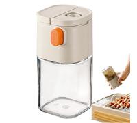 Salt Bottle, Salt Dispenser With Double Nozzle, Container Measuring Precise For Pepper Vanilla Extract Sugar Powder Kitchen Pantry Cabinet Camping Travel