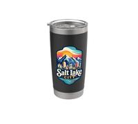 Salt Lake City Bicchiere termico in acciaio inox doppia parete
