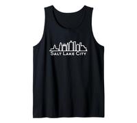 Salt Lake City Skyline - Throwback Design - Classic Canotta