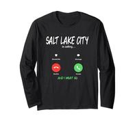 Salt Lake City Sta chiamando e Devo Andare in Viaggio nello Utah Maglia a Manica