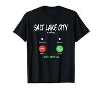 Salt Lake City Sta chiamando e Devo Andare in Viaggio nello Utah Maglietta