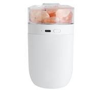Salt Lamp Humidifier - Desk Personal Cool Mist Humidifier | 230ml ForJ Ellyfish Mist Flame Aromatherapy Air Humidifiers Car Home Bedroom, Removing Odors