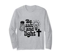 Salt & Light Be Ye Salt - Christian Bible Verse Maglia a Manica