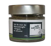 Salt Odyssey Sale Marino Biologico con Erbe e Sesamo - 150 g (Confezione da 2)