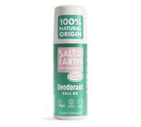 Salt of the Earth, Deodorante Roll on Naturale, Melone e Cetriolo - Vegano, Protezione a Lunga Durata, Approvato da Leaping Bunny, Made in the UK - 75 ml