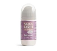 Deodorante naturale roll-on Salt Of the Earth - Fiori di peonia - Ricaricabile, vegano, approvato da Leaping Bunny, prodotto nel Regno Unito - 75ml