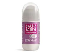 Deodorante naturale roll-on Salt Of the Earth - Fiori di peonia - Ricaricabile, vegano, approvato da Leaping Bunny, prodotto nel Regno Unito - 75ml