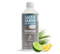 Ricarica roll-on deodorante naturale Salt of the Earth, vetiver e agrumi - Vegano, approvato da Leaping Bunny, prodotto nel Regno Unito - 525ml