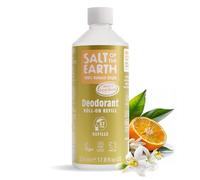 Natural Deodorant Roll On Refill by Salt of the Earth, Neroli & Orange Blossom - Vegan, Long Lasting Protection, Leaping Bunny Approved, Made in the UK - 525ml