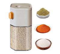 Salt Shaker - Salt and Pepper Shakers | Dispenser di sale con coperchio, barattolo di spezie Dispenser di pepe in vetro ermetico per cortile della cucina Appartamenti BBQ