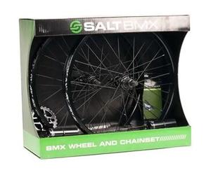 Salt Valon Kit Catena + Ruote BMX (Nero)