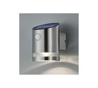 SALTA APPLIQUE AD ENERGIA SOLARE CON SENSORE DI MOVIMENTO IP44 NICHEL O ANTRACITE LED 3W