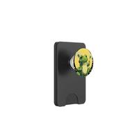 Salta per la gioia con questo design rana che tiene il dente di leone PopSockets PopWallet per MagSafe