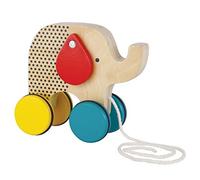 Elefante di legno pull-along Petit Collage