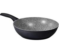 Aeternum Black Pearl Induction Wok Saltapasta 28 cm, Adatto all'induzione, Alluminio