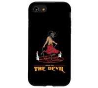 Saltare con il diavolo (Divertente grafica Satana) Custodia per iPhone SE (2020) / 7/8