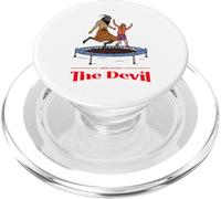 Saltare con il diavolo (divertente strano grafico) PopSockets PopGrip per MagSafe