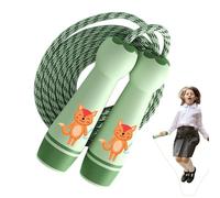Saltare la corda per bambini Cord Cotone regolabile 2,5 m - Gipping a impugnatura leggera | Fante di salto all'aperto, gioco di fitness divertente, attrezzatura da esercizi resistenti, accessorio per