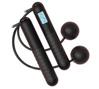 Saltare La Corda | Skipping Rope Senza Roda Con Contatore | Ropee Di Salto Ponderato Senza Rota | ROPEE DI ALL'INTERZAZIONE FITNESE CONTRO CONTRO Digital, Design Ponderato Per La Palla Per Allenamenti