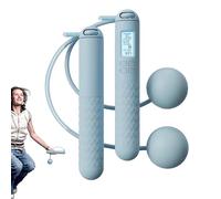 Saltare La Corda | Skipping Rope Senza Roda Con Contatore | Ropee Di Salto Ponderato Senza Rota | ROPEE DI ALL'INTERZAZIONE FITNESE CONTRO CONTRO Digital, Design Ponderato Per La Palla Per Allenamenti