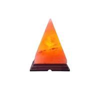 Saltbay Lampada di sale dell'Himalaya Piramide Taglia L con variatore di luce, luce ambientale rilassante, purificatore dell'aria, riduce le allergie e l'insonnia, per la meditazione e il benessere