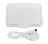 Salte salviette bagnate per bambini, riscaldatore di salviette USB, distributore di carta a grande capacità portatile costante, rapido e persino riscaldamento per casa e auto (Bianco)