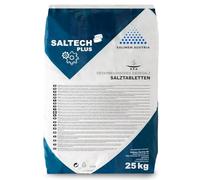Saltech Plus Sale in Pastiglie per Addolcitore Acqua Confezione 25kg Made in Austria
