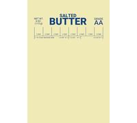 Salted Butter: Recipe Book, Butter Journal, Sourdough Journal, Notebook for Homemaker, Food Lover Journal, Journaling Notebook, Organization and ... Home Maker Gifts, Home Maker Planner