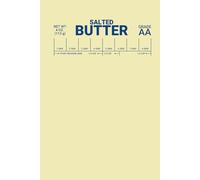 Salted Butter: Recipe Book, Butter Journal, Sourdough Journal, Notebook for Homemaker, Food Lover Journal, Journaling Notebook, Organization and ... Home Maker Gifts, Home Maker Planner