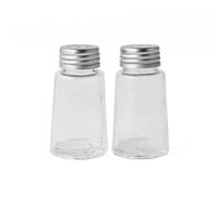 Salter 750 CLXR Café Glass Salt & Pepper Shaker Set, macina sale e pepe duo, moderni, manuale, macinatura regolabile da fine a grossolana, ideale per caravan, camper e spazi ridotti