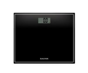 Salter 9207 BK3R bilancia pesapersone digitale Compatta, bilancia digitale persone, Display LCD Facile da Leggere, Lettura Precisa Istantanea del Peso, Capacità Massima 180Kg, Nero