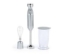 Salter Aspen Blend & Whisk Pro - miscelatore 2 in 1, frullatore a immersione, tritatutto per alimenti, lama in acciaio inox, Impostazioni di velocità variabili, becher 700ml, 1000W