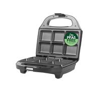 Salter Bite Maker Snack Maker 750 W, 6 bocconi | Piastre con rivestimento ceramico senza PFAS, temperatura automatica, spie on/pronto, piastre fisse 23 cm, cavo 0,8 m
