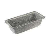 Salter BW02776G Marblestone Collection Padella da forno senza bastone in acciaio al carbonio, ideale per pane, torte e bisciola, teglia per pane mini piccola antiaderente 27 cm, grigio