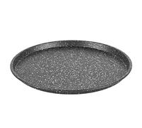 Salter BW10690EU7 Megastone - 29cm teglia per pizza, facile da pulire rivestimento antiaderente, Teglia in acciaio al carbonio con fori per una cottura più veloce, sicura in forno, senza PFOA, nero