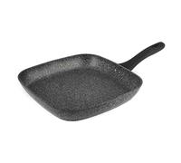 Salter® BW10702 Megastone Thermo Collar Collection, antiaderente, resistente alla corrosione e ai graffi, in alluminio forgiato, 28 cm, collare indicatore di calore, utensile in metallo e lavabile in