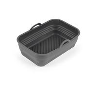 Salter Cestelli in Silicone Pieghevoli per Friggitrice ad Aria - Set da 2, Lavabili in Lavastoviglie, Accessori Riutilizzabili per Airfryer, Manici per Sollevamento, Compatibili con Cassetto Doppio
